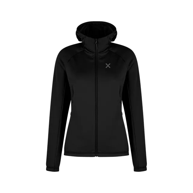 montura-fadis-grid-hooded-maglia-woman-felpa-termica-zip-con-cappuccio image 1