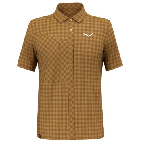 salewa-puez-dry-m-s-s-shirt-maglietta-tecnica-marrone-uomo-sport-e-tempo-libero image 8