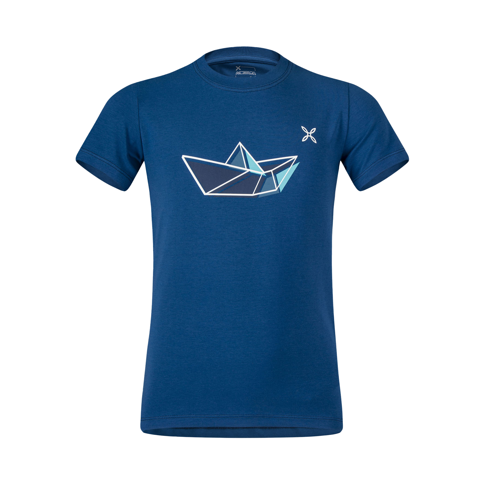 montura-origami-t-shirt-kids-in-jersey-di-cotone-con-grafica image 1