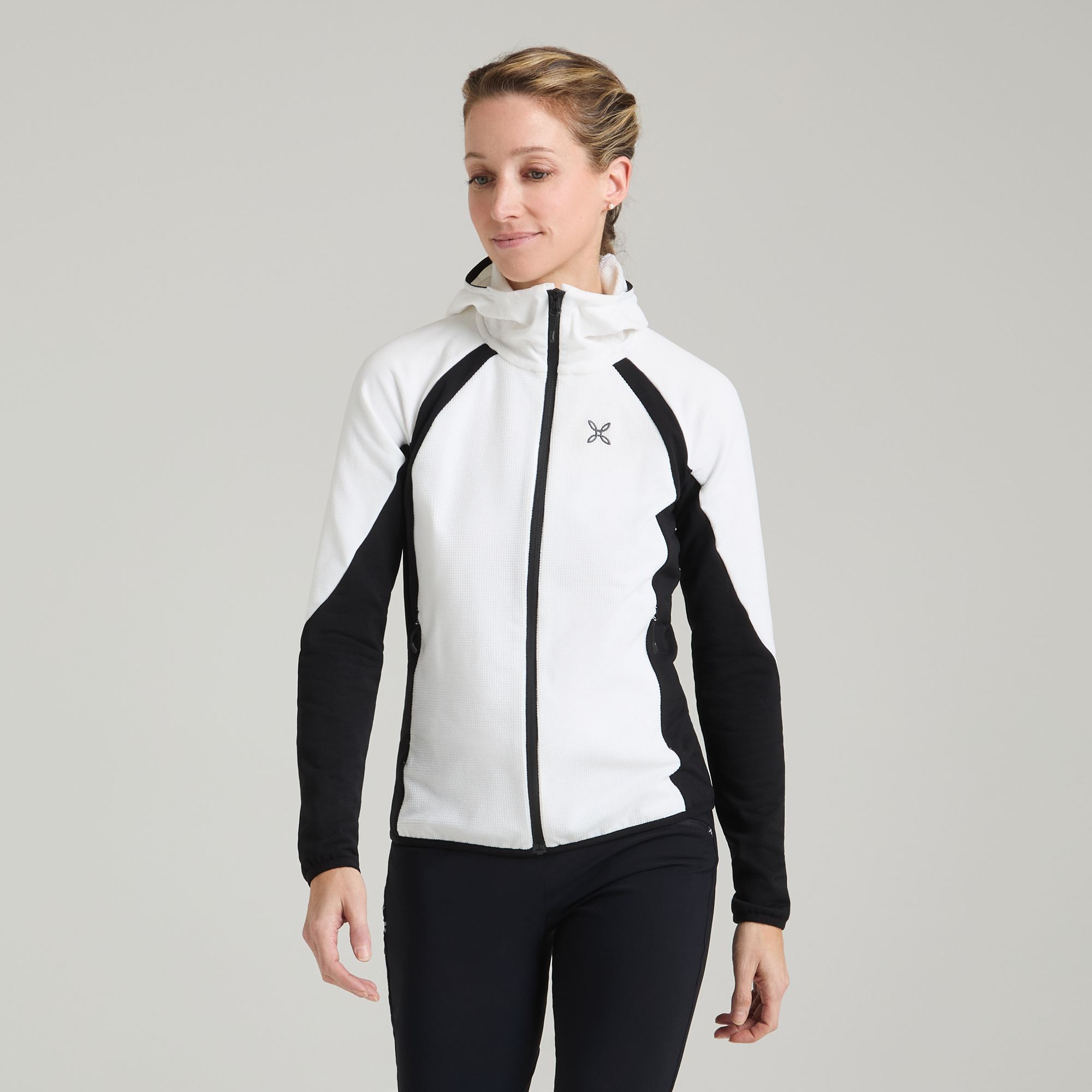 montura-stretch-evo-maglia-donna-pile-termico-con-cappuccio image 1