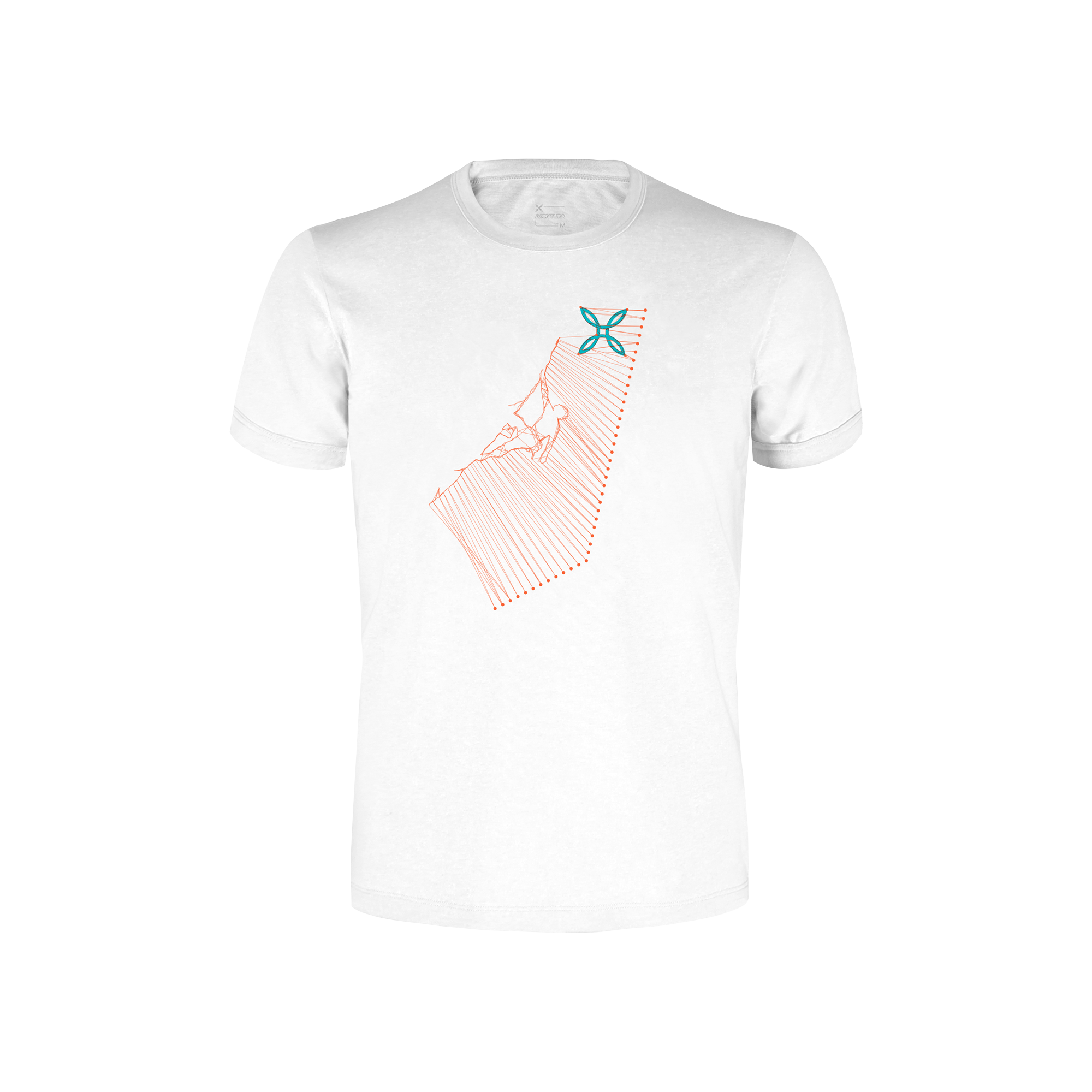 montura-wire-t-shirt-maglietta-unisex-cotone-organico-arrampicata image 1