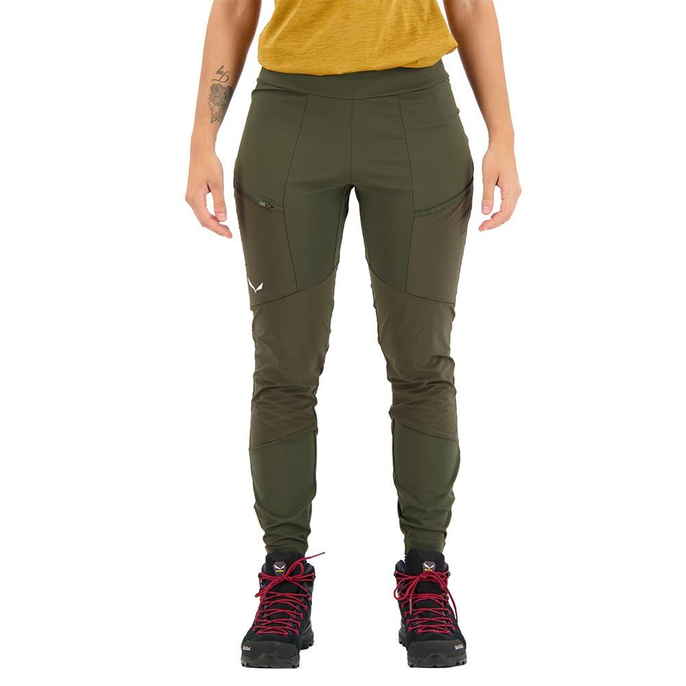 salewa-puez-dry-resp-w-cargo-tights-leggings-sportivi-donna-marrone image 6