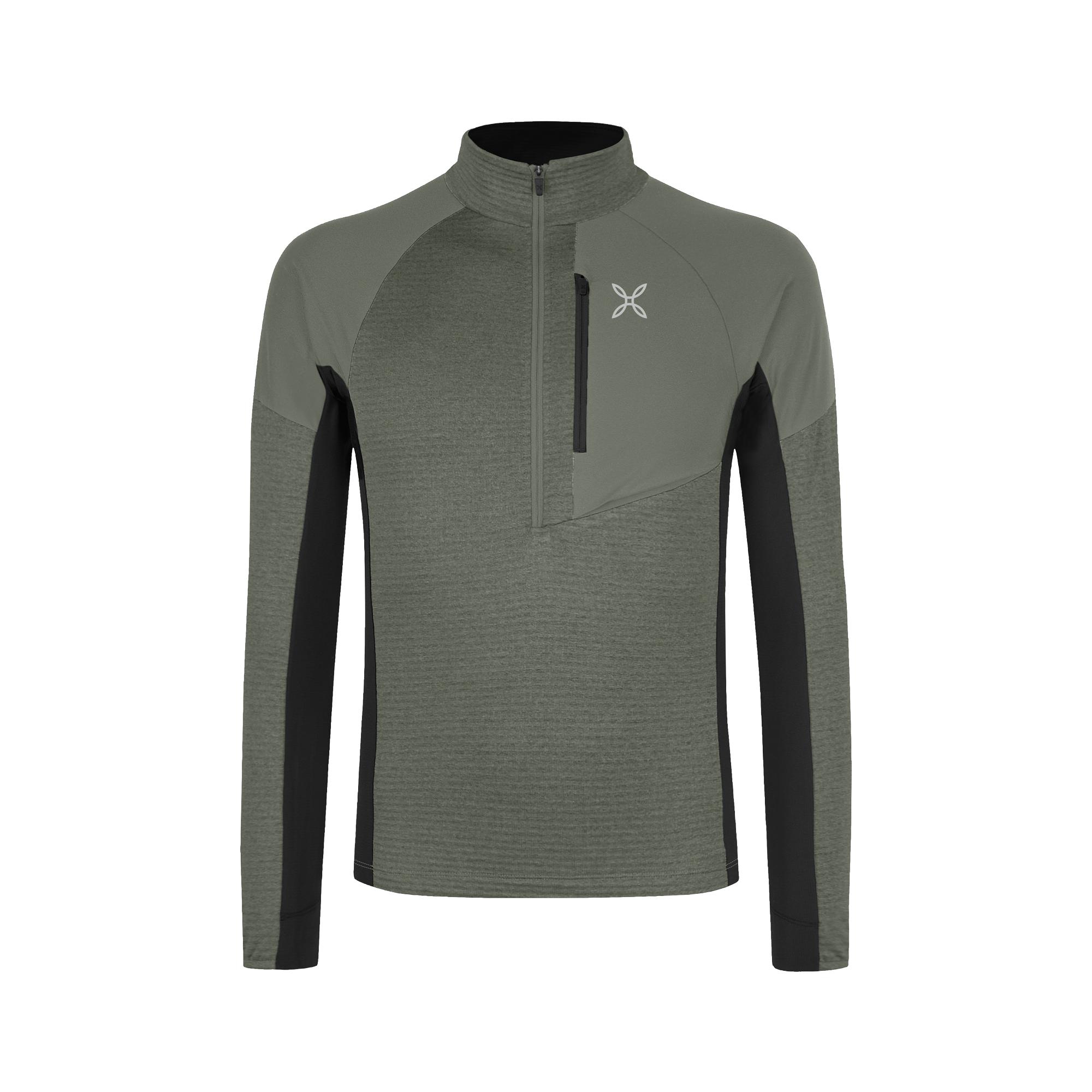 montura-thermal-grid-2-anorak-pile-mezza-zip-collo-alto-uomo image 5