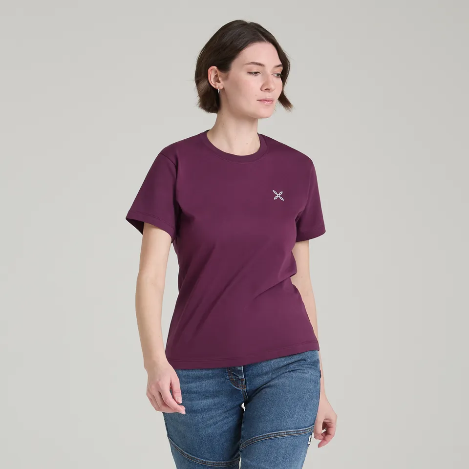 montura-basic-logo-t-shirt-woman-maglietta-cotone-bio image 1