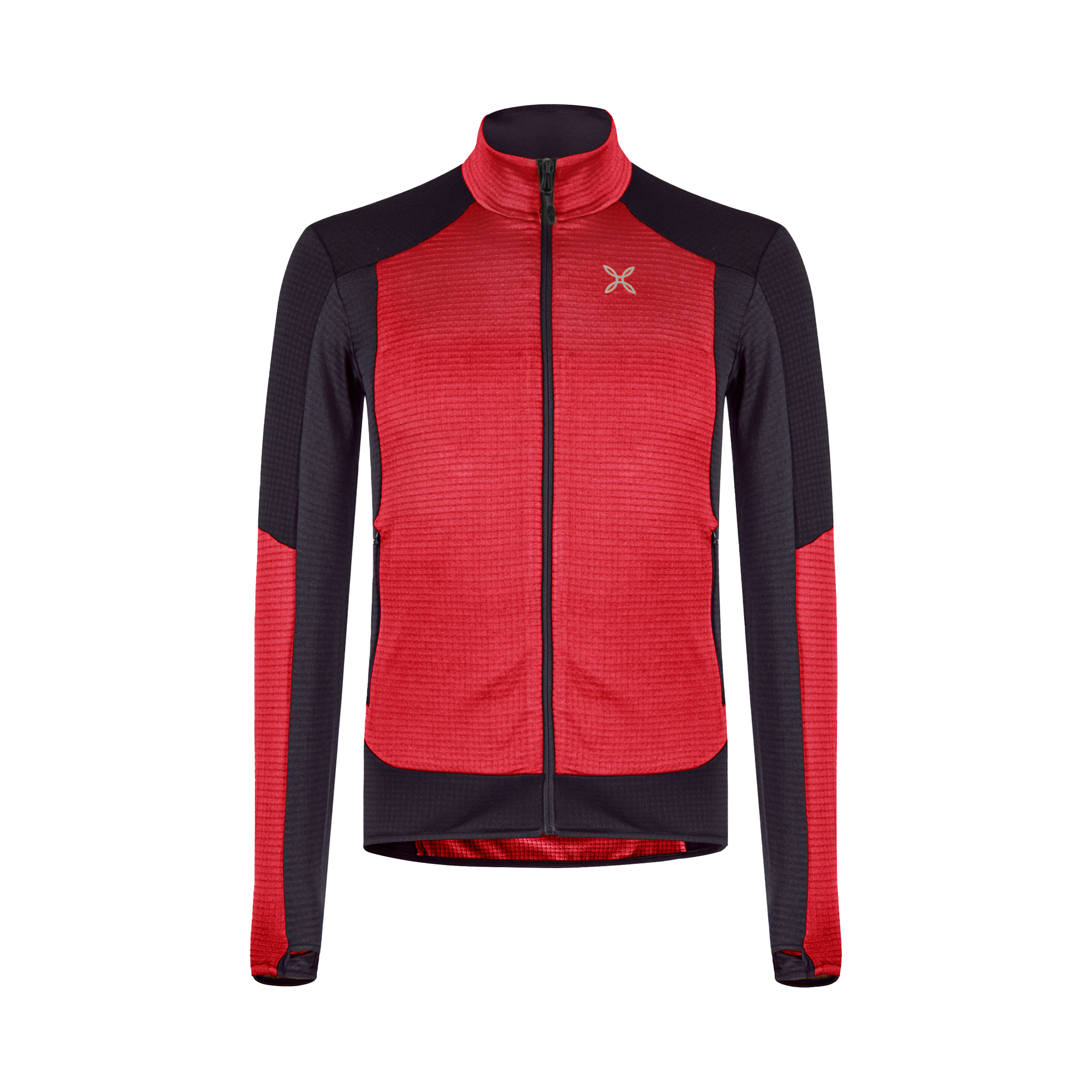 montura-stretch-color-maglia-pile-uomo-zip-con-cappuccio-termico-4-way-stretch image 8