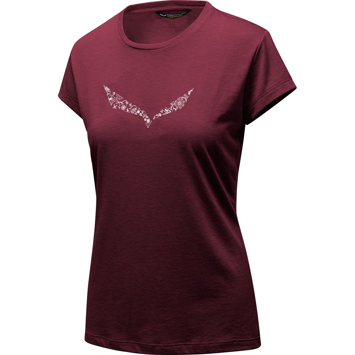salewa-solid-dri-rel-maglia-sportiva-donna-a-maniche-corte image 4