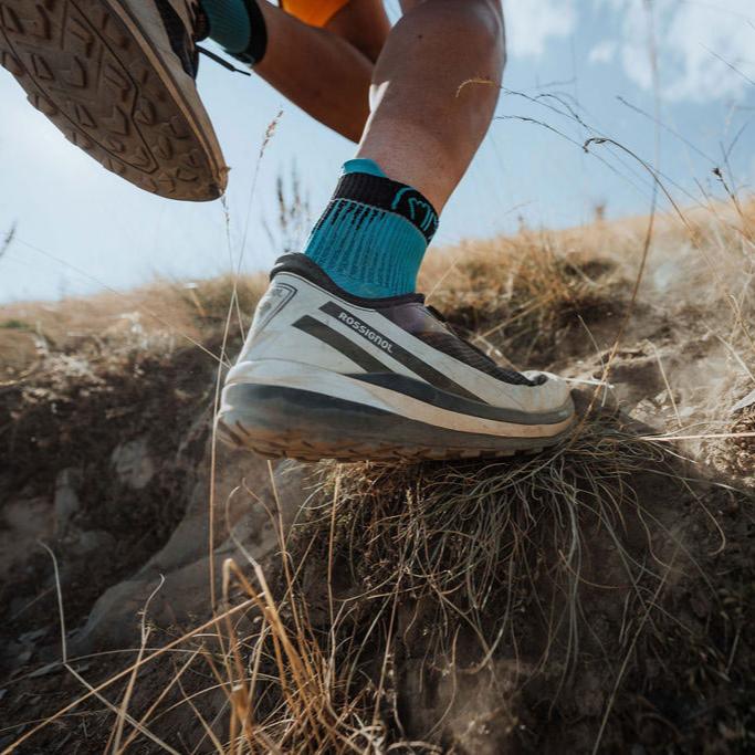sidas-run-ultra-calze-running-nero-turchese image 2