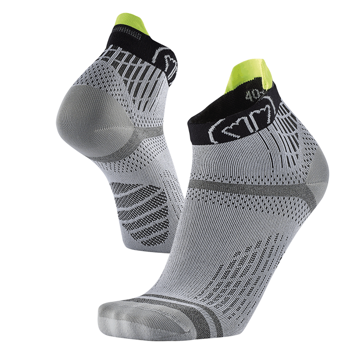 sidas-run-feel-grigio-nero-calze-running-sottili-tecniche image 3