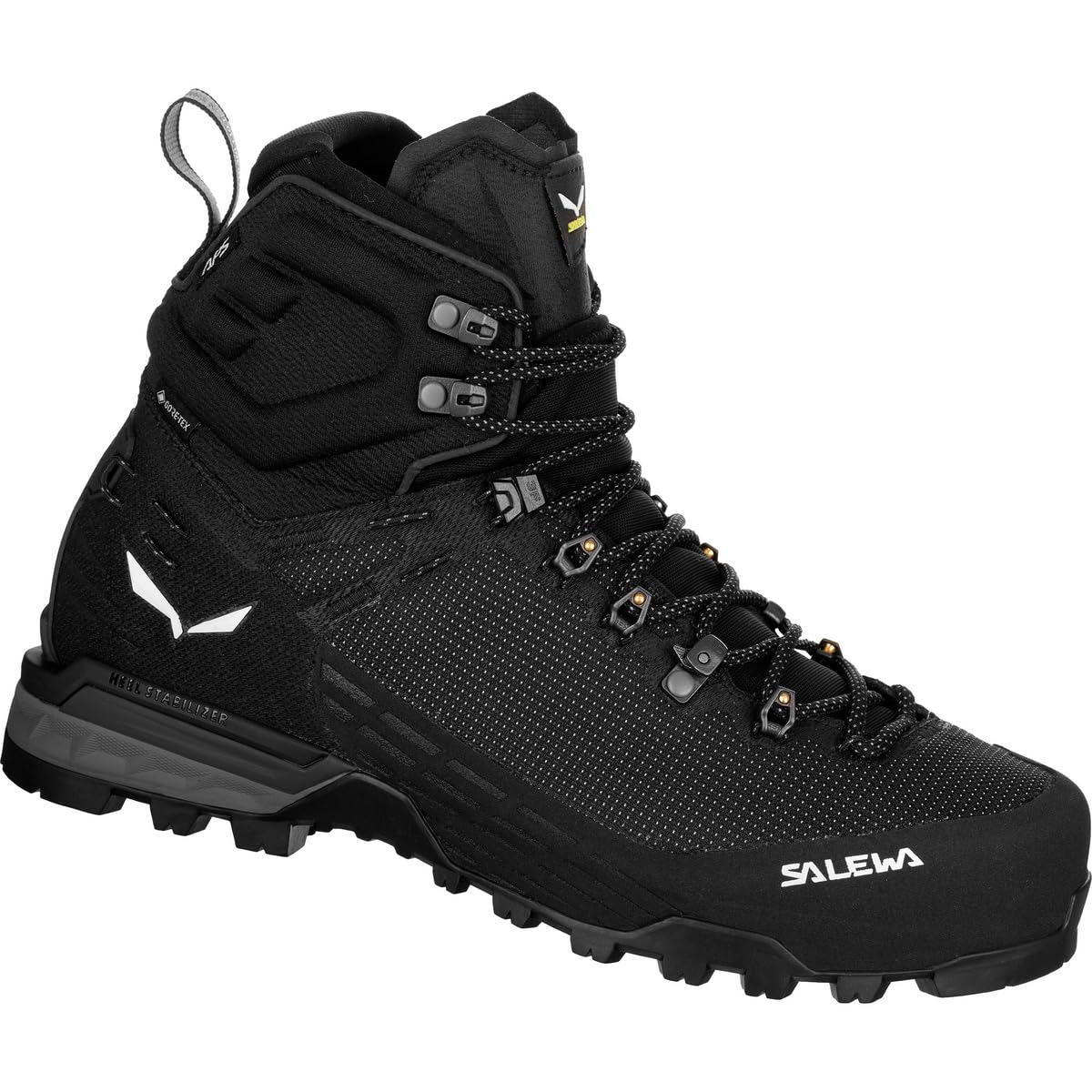salewa-ortles-edge-mid-gtx-scarpe-alpinismo-black-black-uk-8-5 image 1