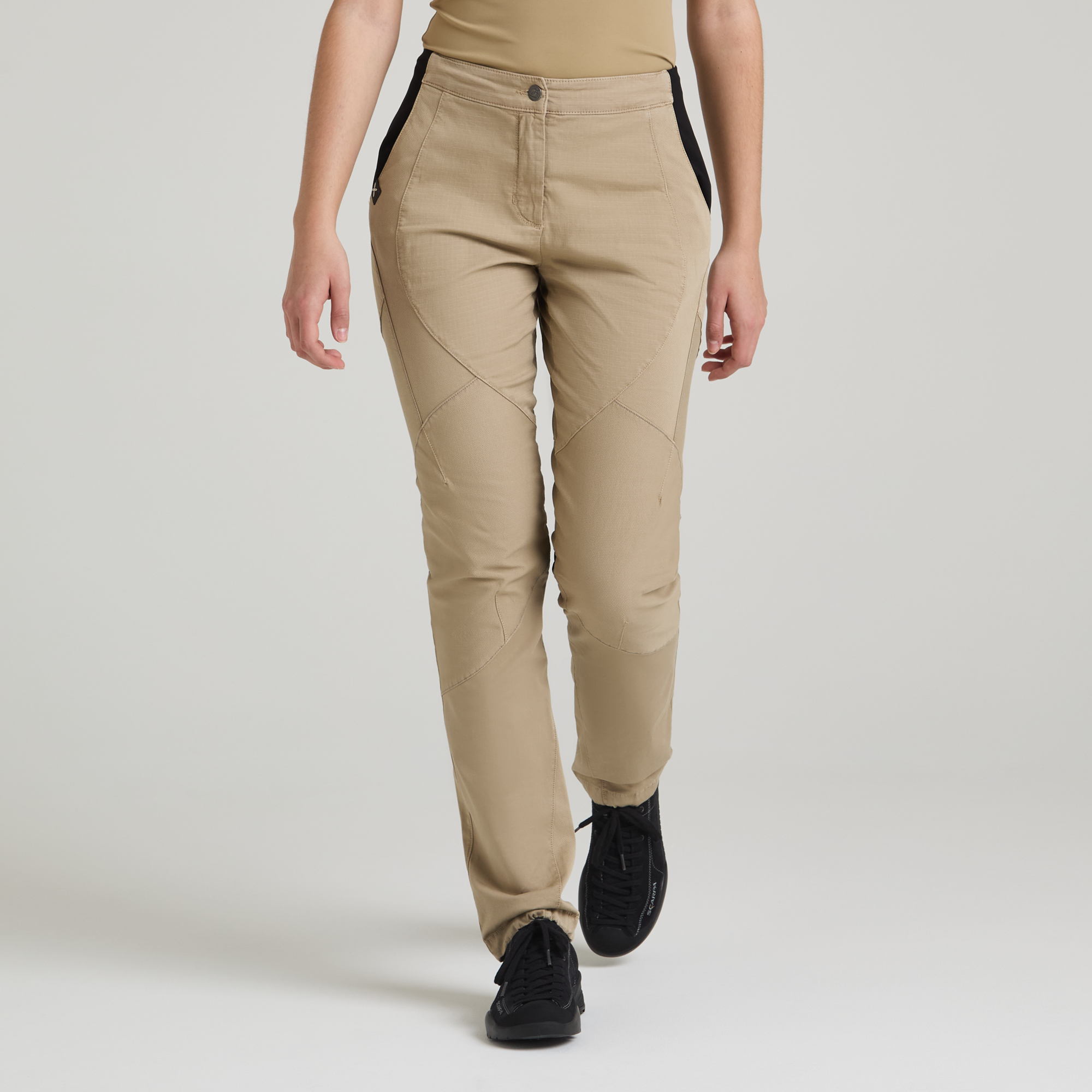 montura-free-evo-pants-donna-pantaloni-arrampicata-cotone-stretch image 1