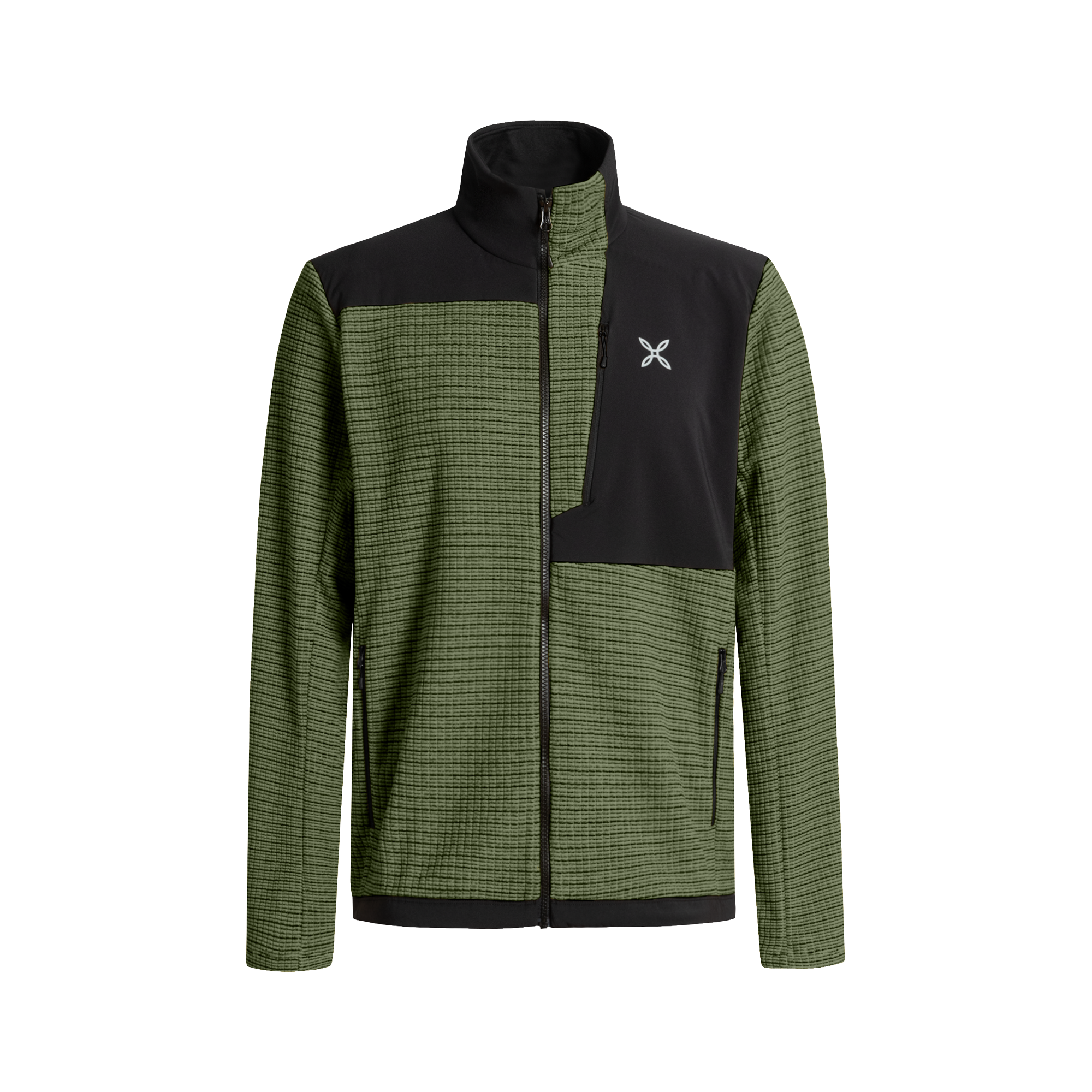 montura-space-maglia-pile-caldo-full-zip-3d-grid image 2