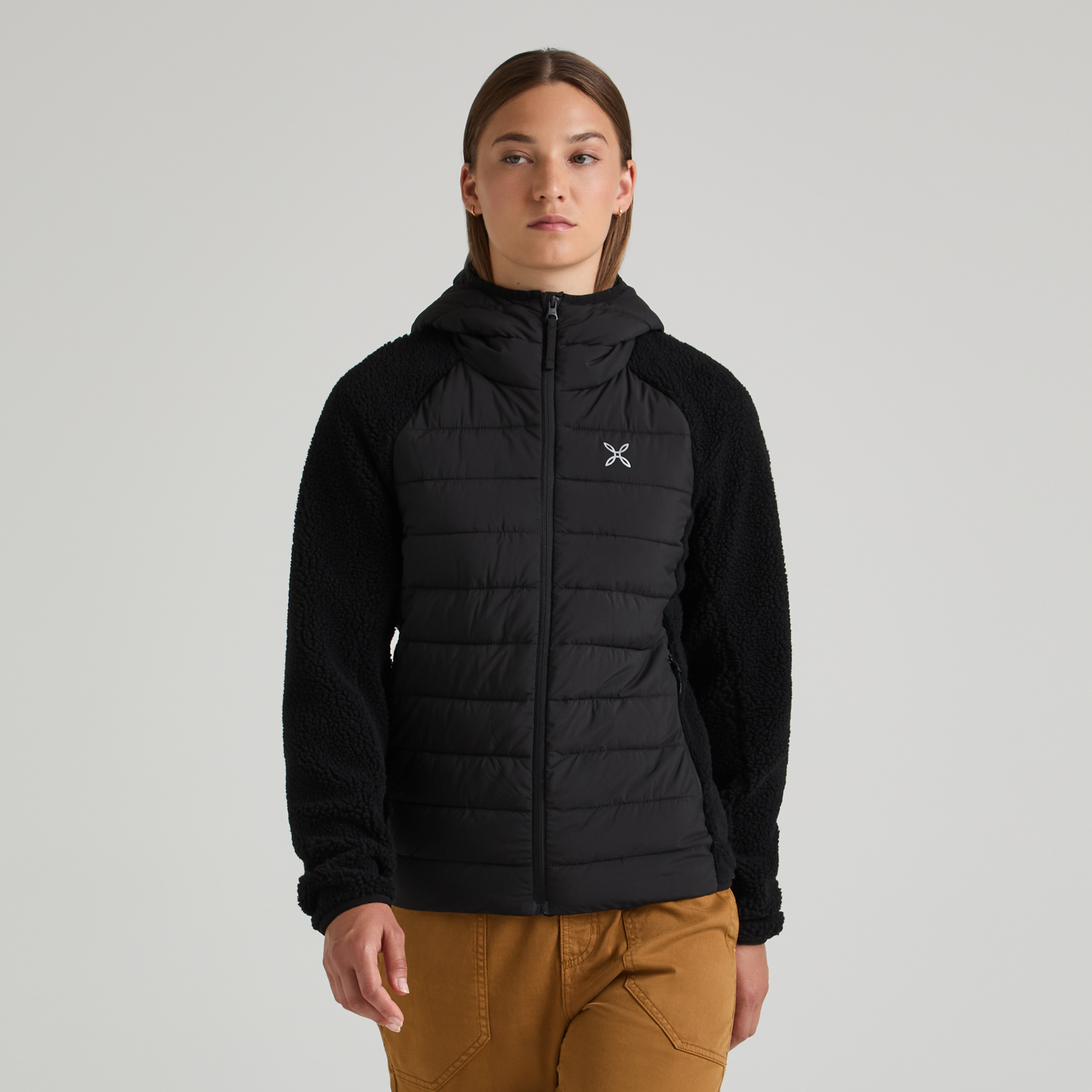 montura-sherpa-hybrid-jacket-woman-giacca-ibrida-donna-con-cappuccio image 1