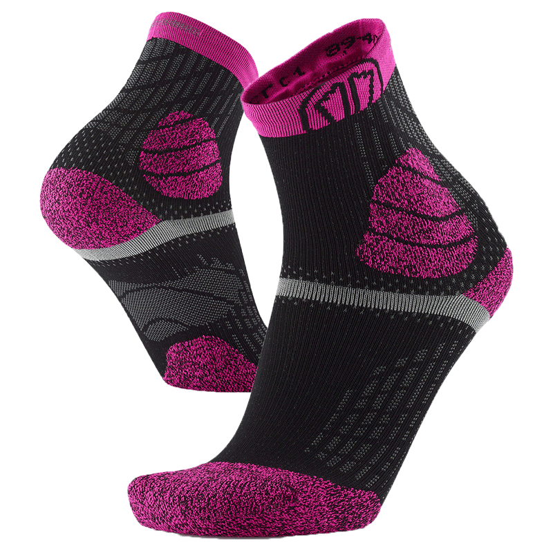sidas-trail-protect-calze-trail-running-rosa-nero image 2