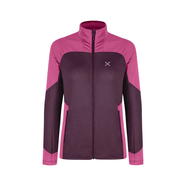montura-rise-maglia-woman-pile-zip-polartec-power-grid image 1