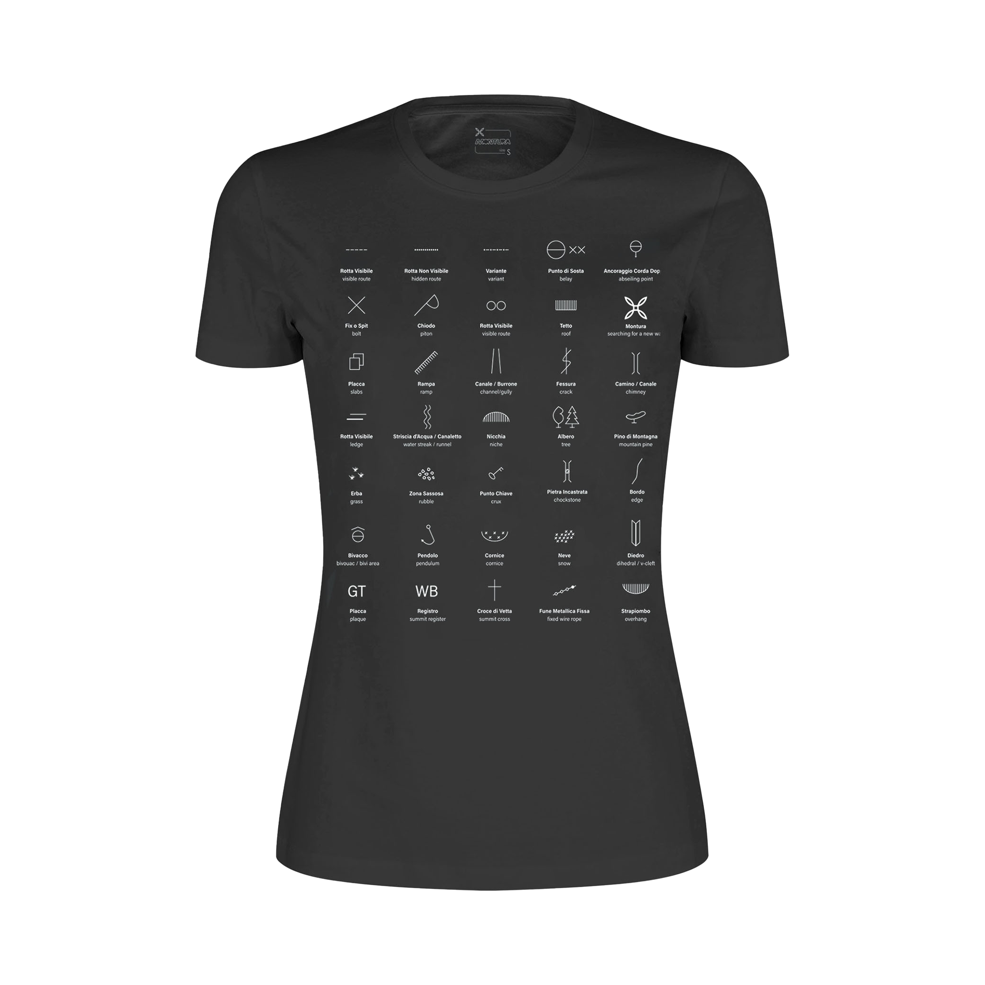 montura-topographic-t-shirt-woman-t-shirt-arrampicata-donna-cotone-bio image 1