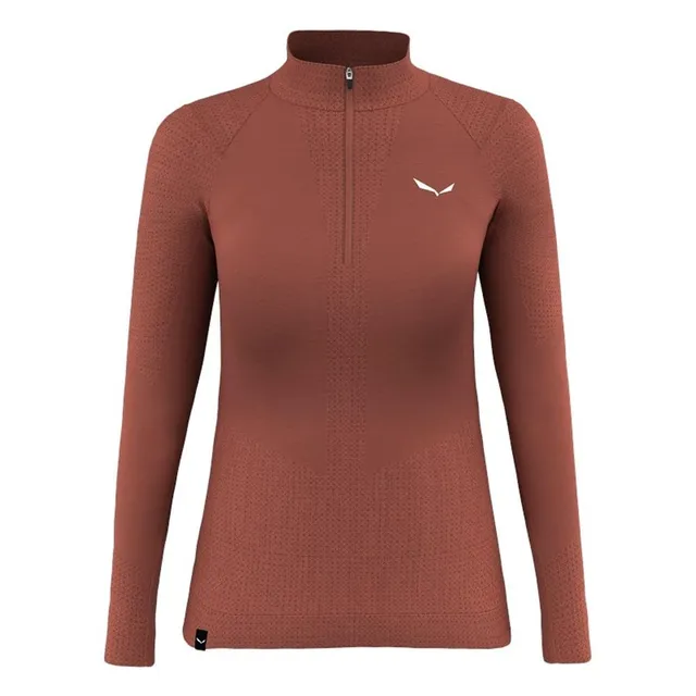 salewa-zebru-med-warm-amr-w-1-2-zip-tee-donna-maglia-merino image 1