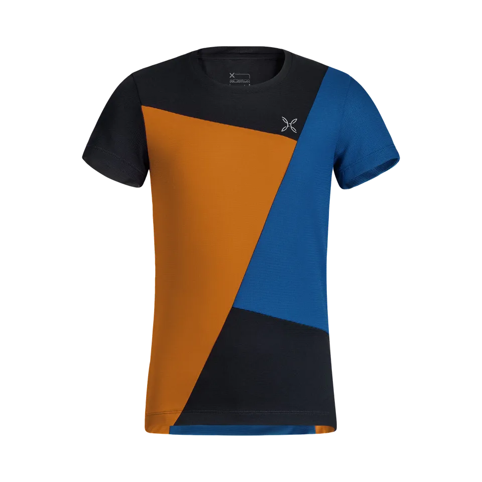 montura-outdoor-color-block-t-shirt-kid-t-shirt-bambino image 1