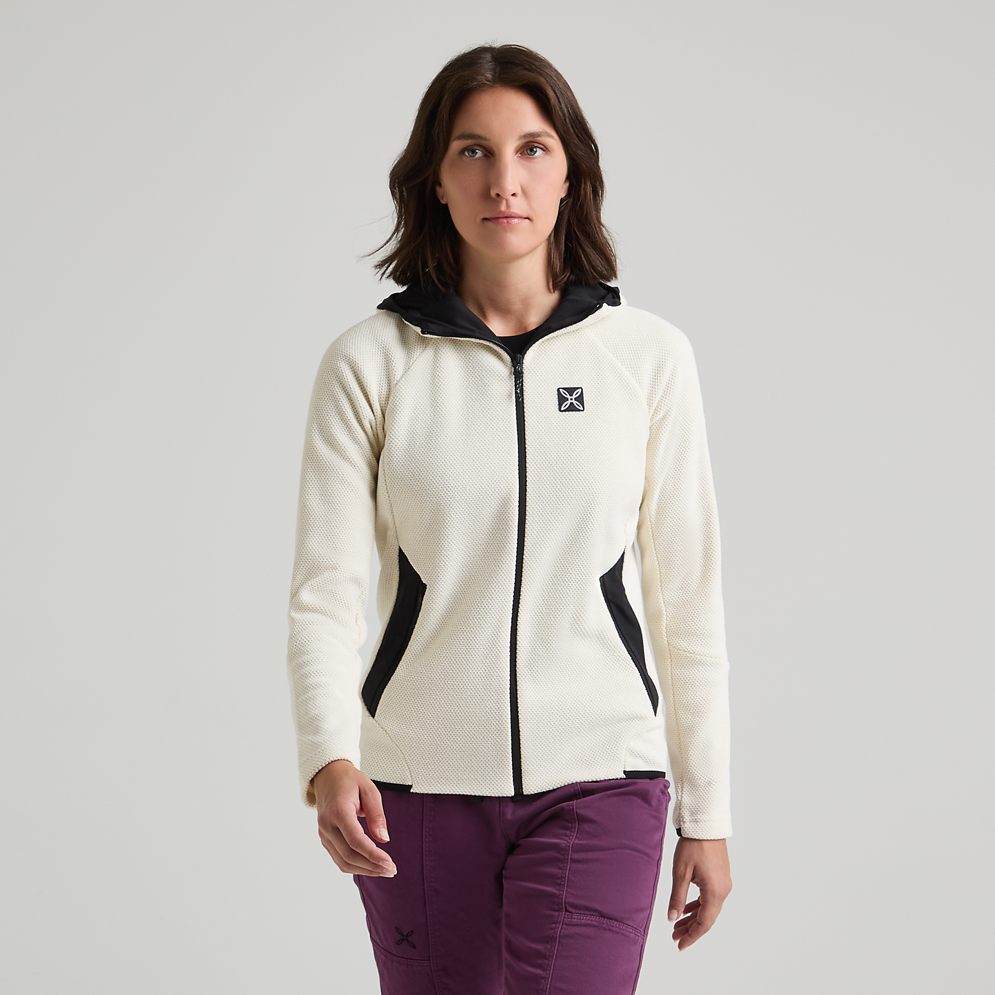 montura-argo-hooded-maglia-donna-felpa-pile-zip image 1