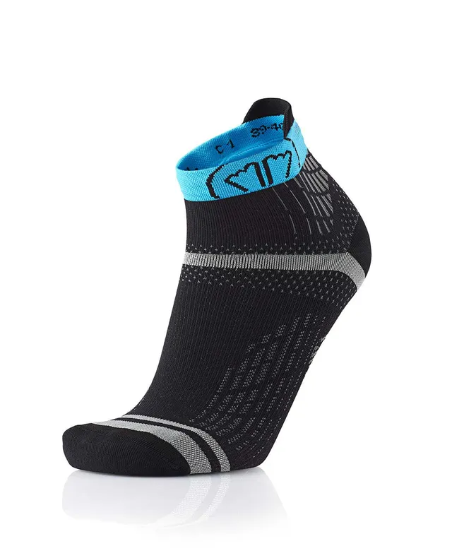 sidas-run-feel-black-turquoise-calze-running-leggere image 1