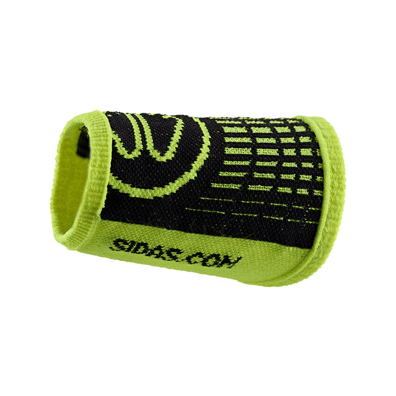 sidas-polsini-spugna-running-nero-giallo-coppia image 1