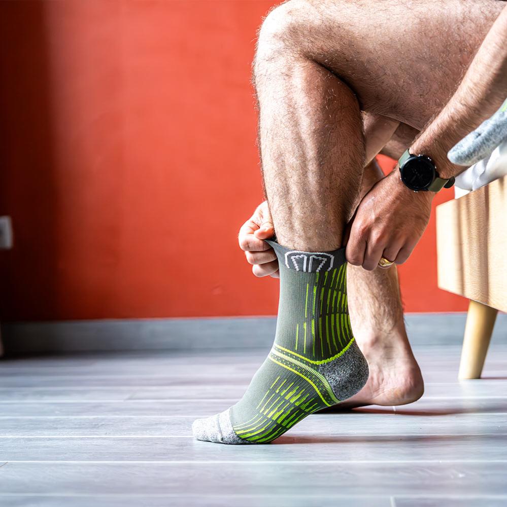 sidas-run-anatomic-comfort-calze-running-green-yellow image 6