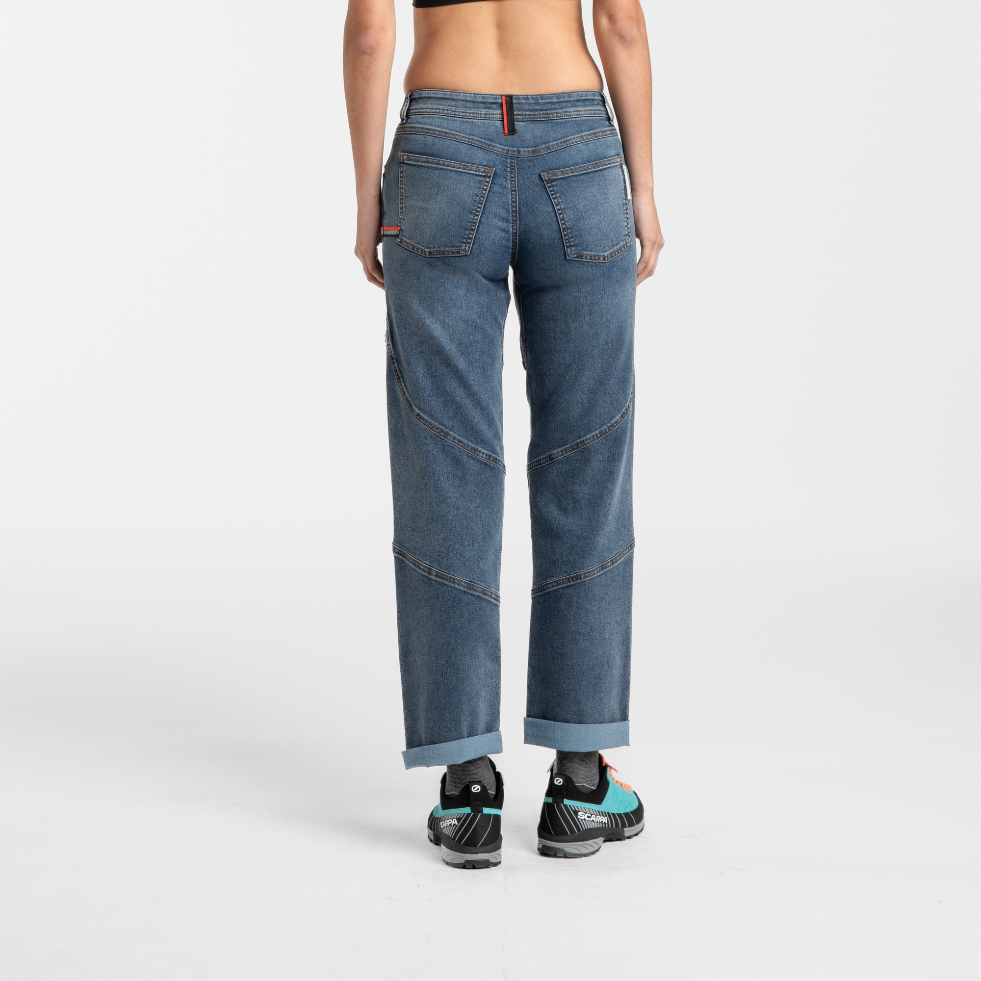 montura-allez-denim-pants-woman-pantaloni-arrampicata-donna image 2