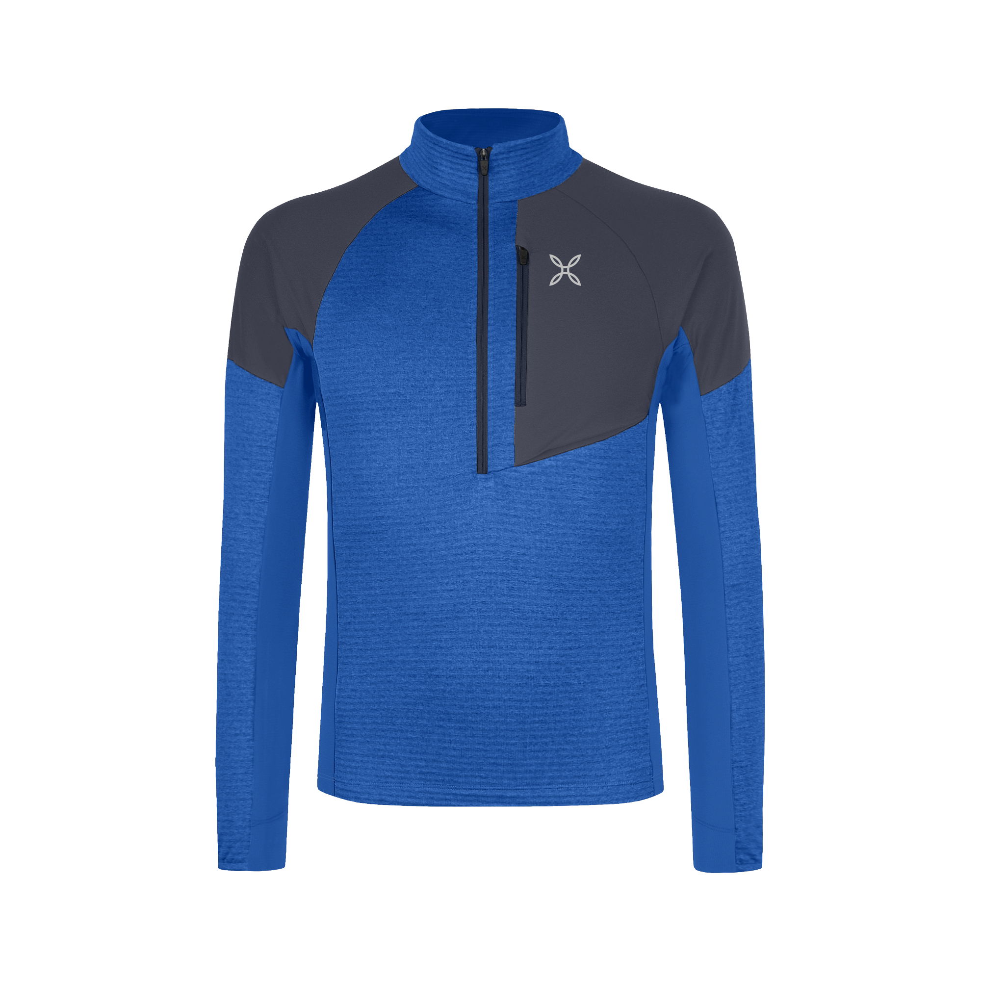 montura-thermal-grid-2-anorak-pile-mezza-zip-collo-alto-uomo image 3