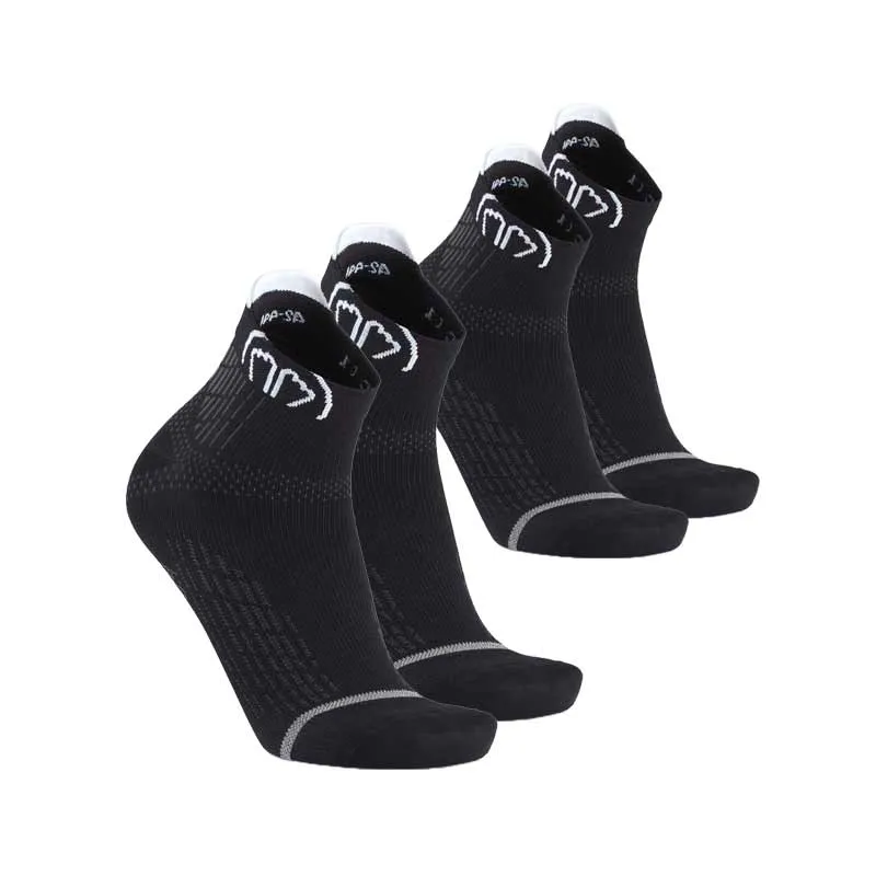 sidas-run-anatomic-ankle-nero-set-2-paia-calze-running-corte image 1