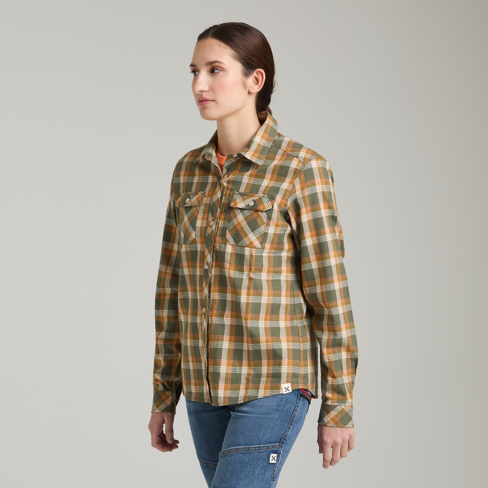 montura-cotton-check-shirt-woman-camicia-donna-cotone-trekking image 8