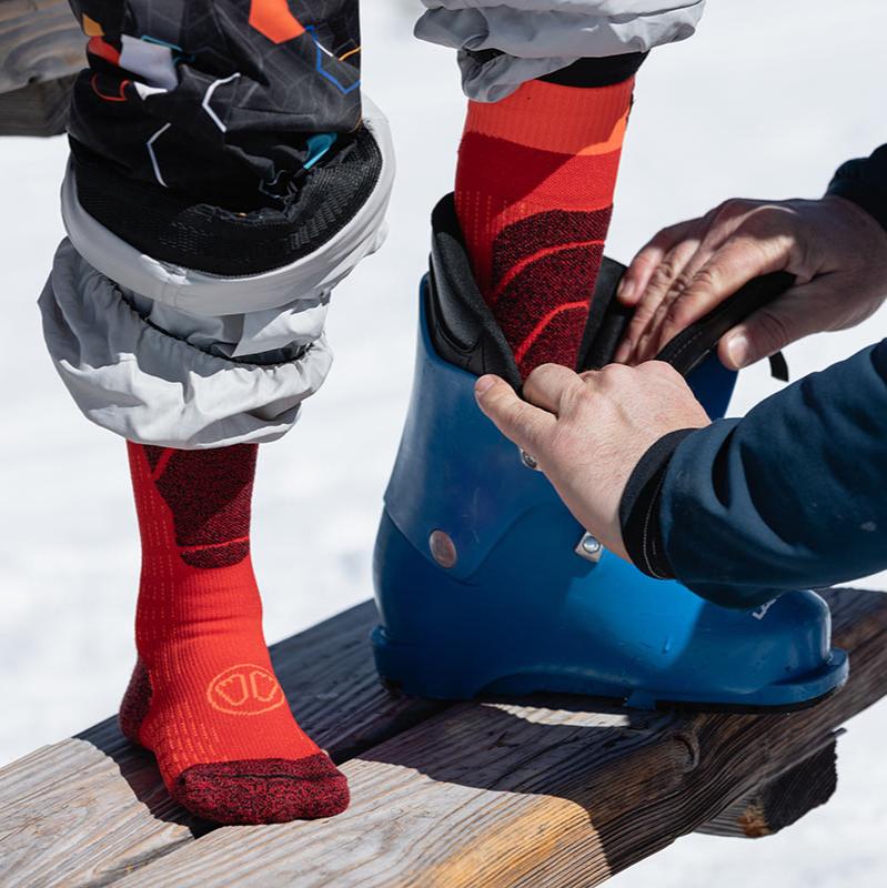 sidas-ski-merino-junior-calze-sci-bambino-rosso-oro image 6