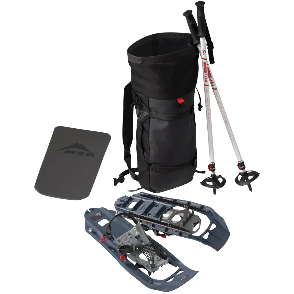 msr-evo-trail-kit-ciaspole-da-neve-con-bastoncini-e-sacca image 1
