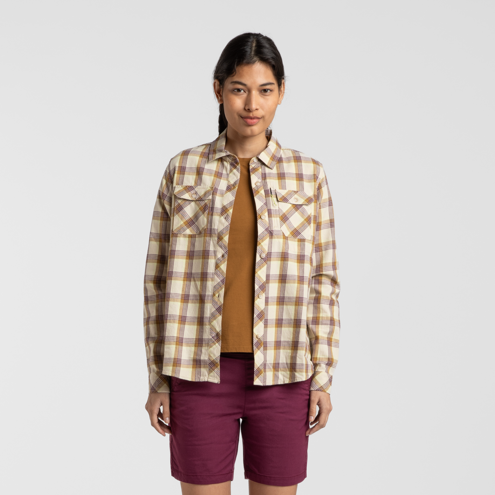 montura-cotton-check-shirt-woman-camicia-donna-cotone-trekking image 2