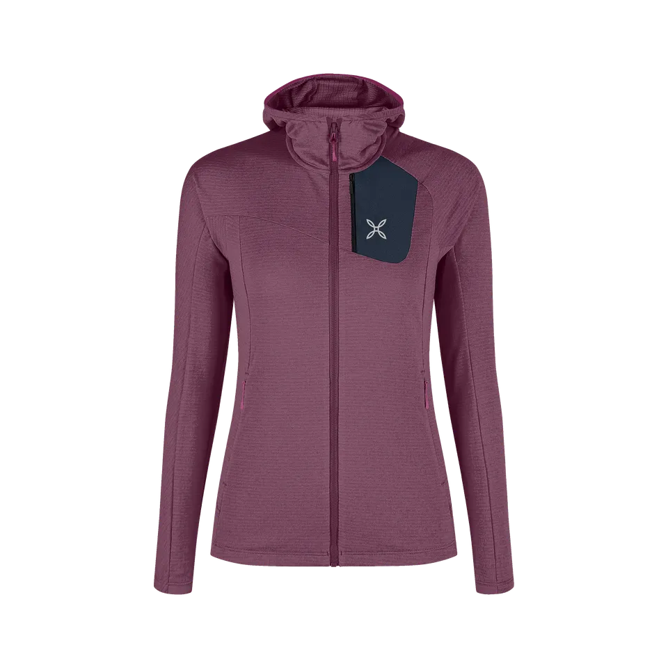 montura-vertigo-power-grid-pile-donna-con-mezza-zip image 1