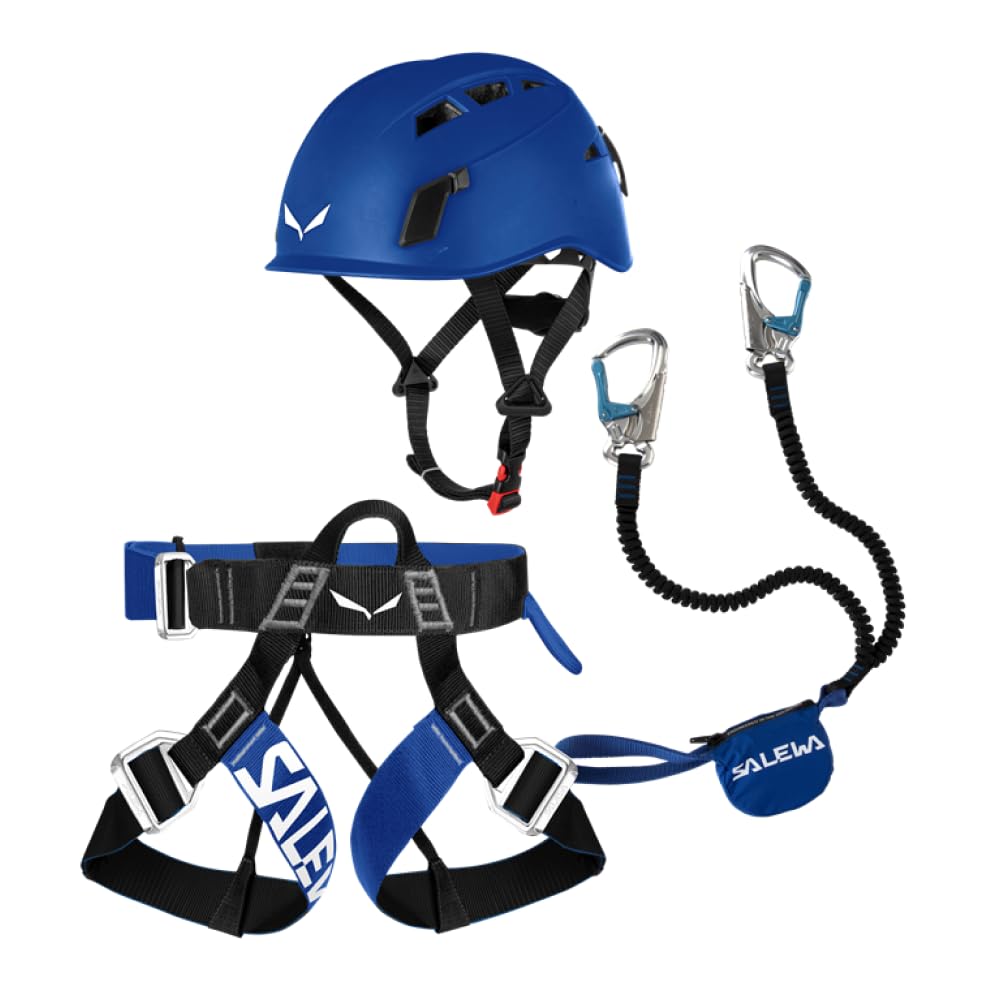 salewa-kit-via-ferrata-attac-evo-toxo-3-0-con-casco-e-imbracatura image 1