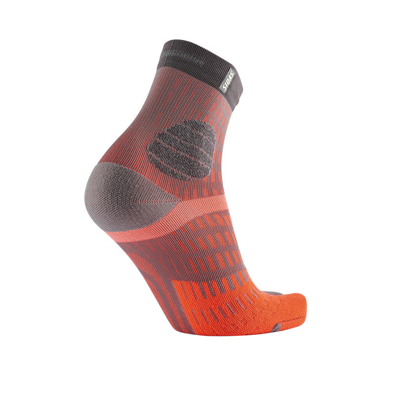 sidas-t-free-trail-calze-trail-running-arancione-grigio image 7