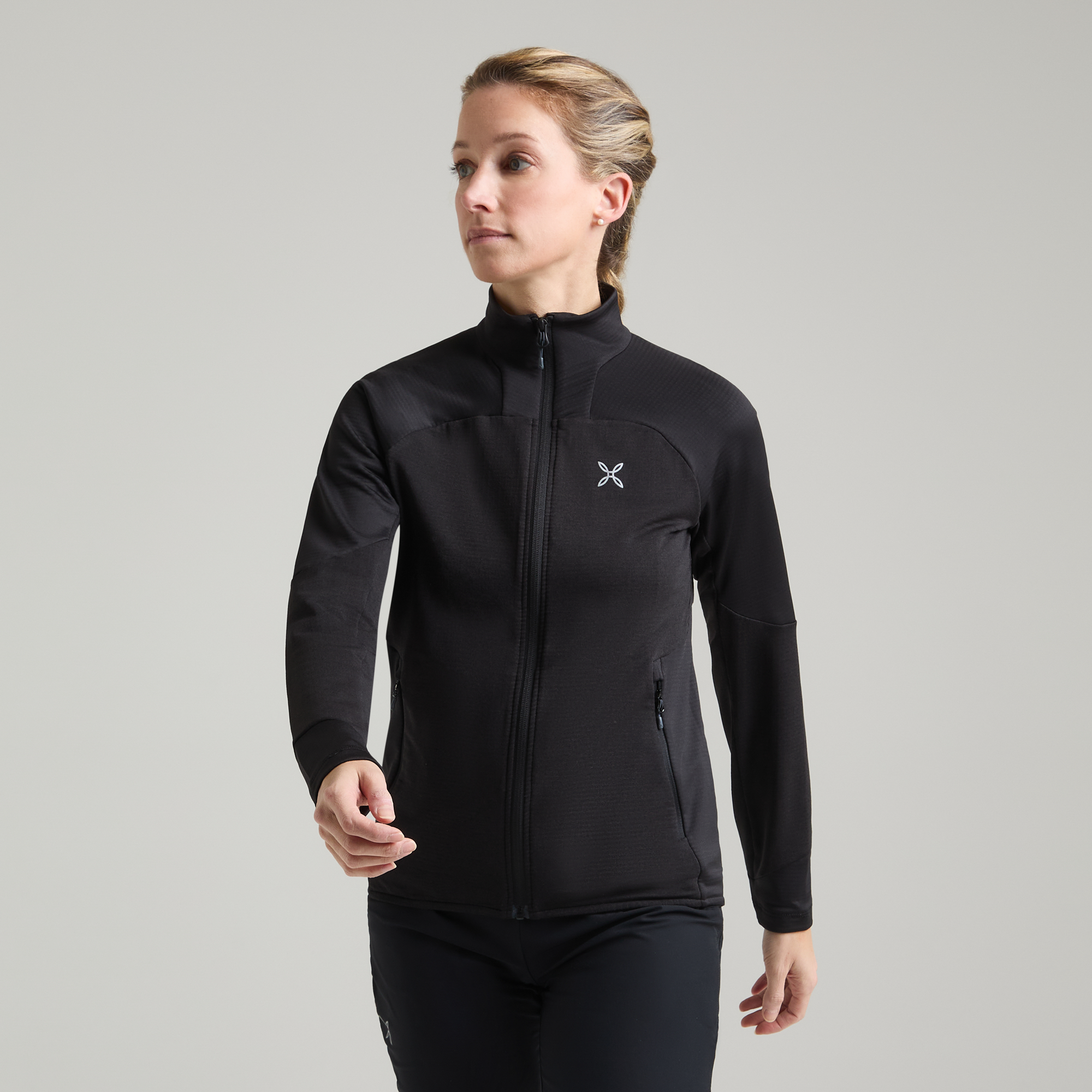montura-rise-maglia-woman-pile-zip-polartec-power-grid image 7