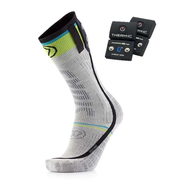 sidas-ski-race-s-e-t-calze-da-sci-riscaldate-batterie-s-pack-1400b-bundle image 1