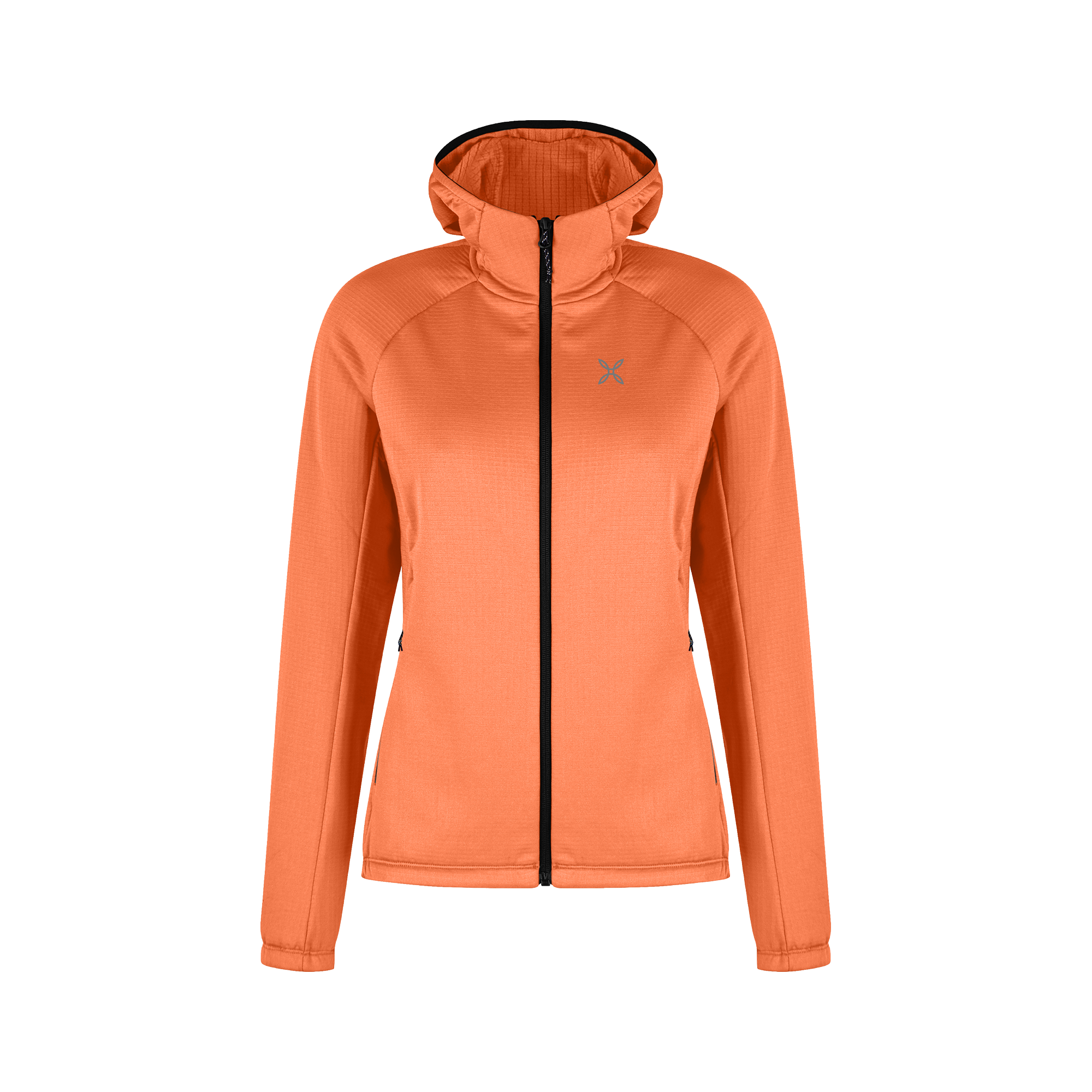 montura-fadis-grid-hooded-maglia-woman-felpa-termica-zip-con-cappuccio image 2