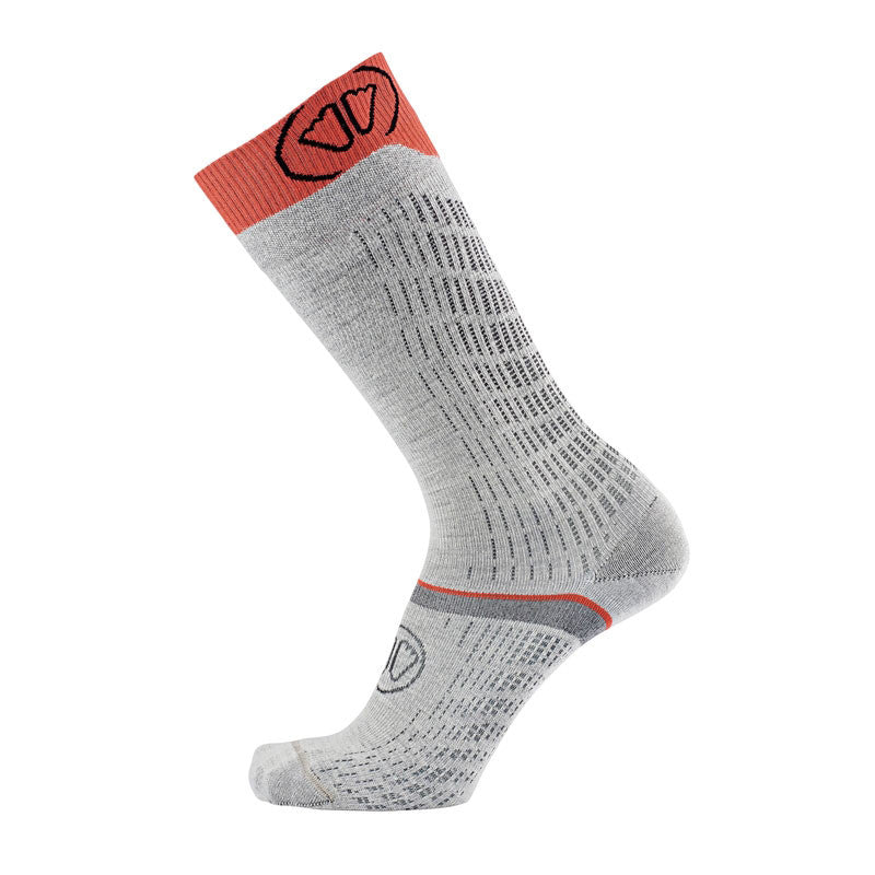 sidas-ski-merino-performance-calze-da-sci-donna-grigio-corallo image 4