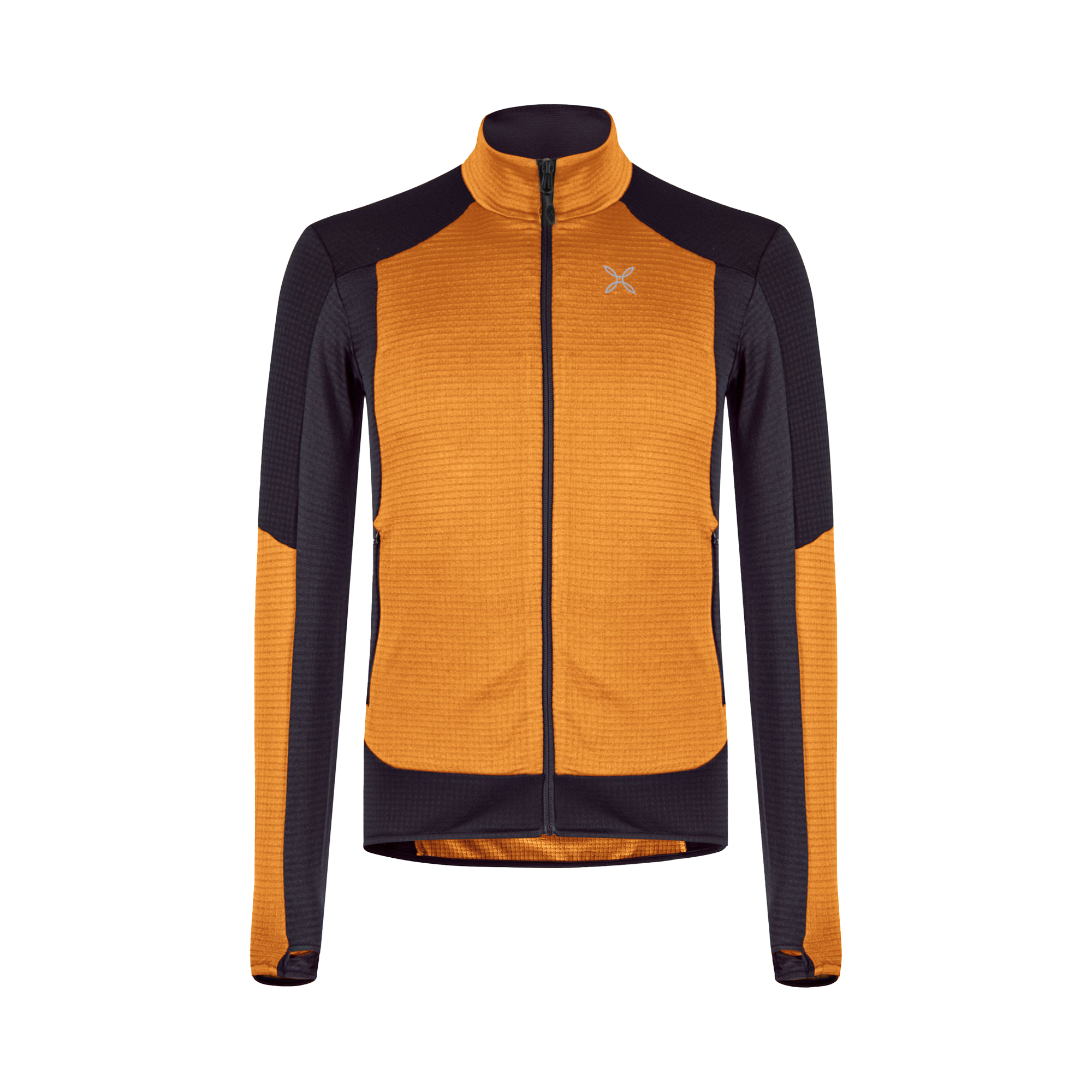 montura-stretch-color-maglia-pile-uomo-zip-con-cappuccio-termico-4-way-stretch image 3