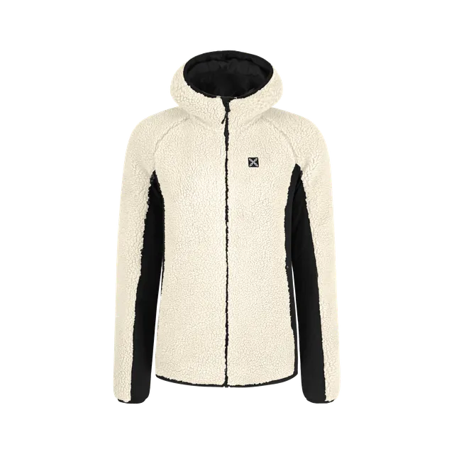 montura-sherpa-felpa-donna-con-cappuccio-zip image 1