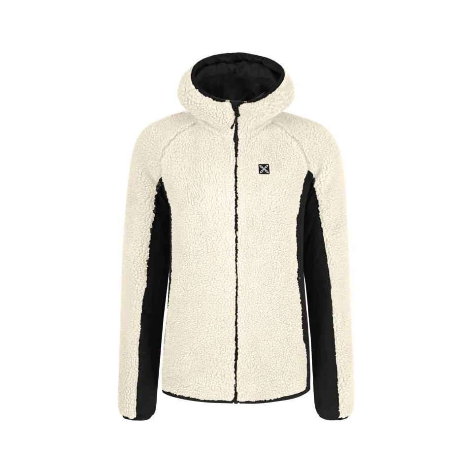 montura-sherpa-felpa-donna-con-cappuccio-zip image 1