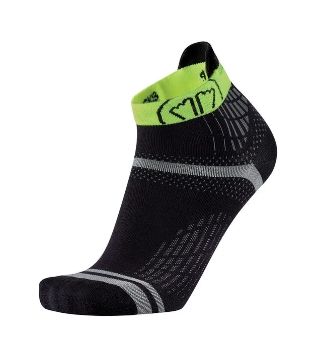 sidas-run-feel-nero-giallo-calze-running-tecniche-sottili image 1
