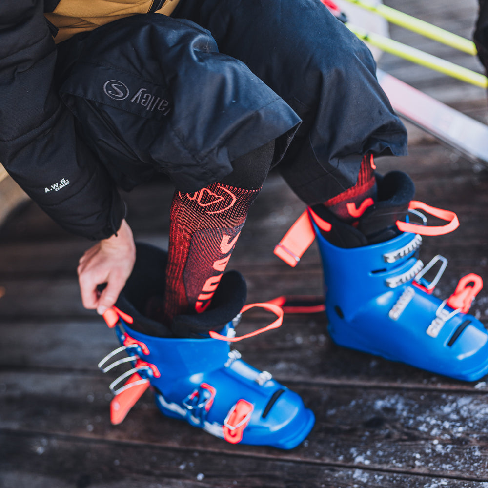 sidas-ski-expert-junior-calze-sci-bambino-arancio image 6