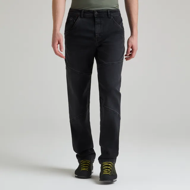 montura-allez-black-denim-pants-pantaloni-jeans-elasticizzati image 1