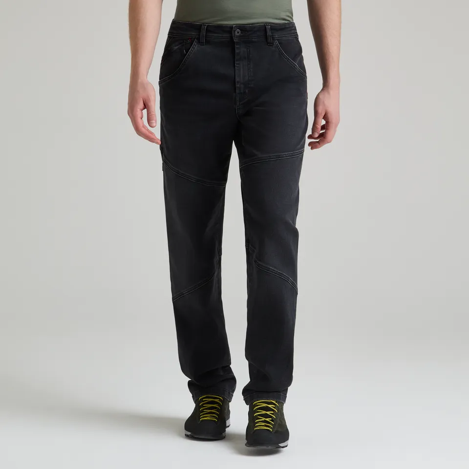montura-allez-black-denim-pants-pantaloni-jeans-elasticizzati image 1