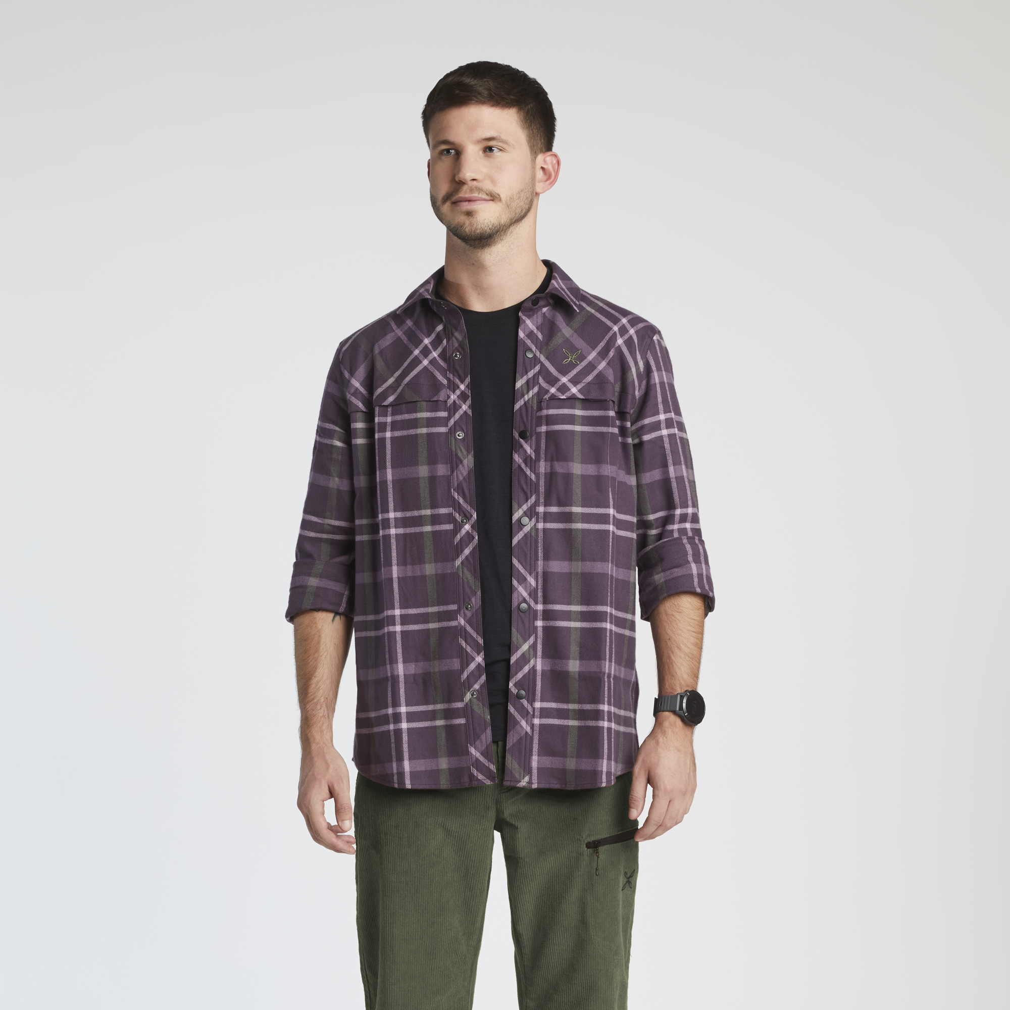 montura-check-camicia-uomo-in-cotone image 1