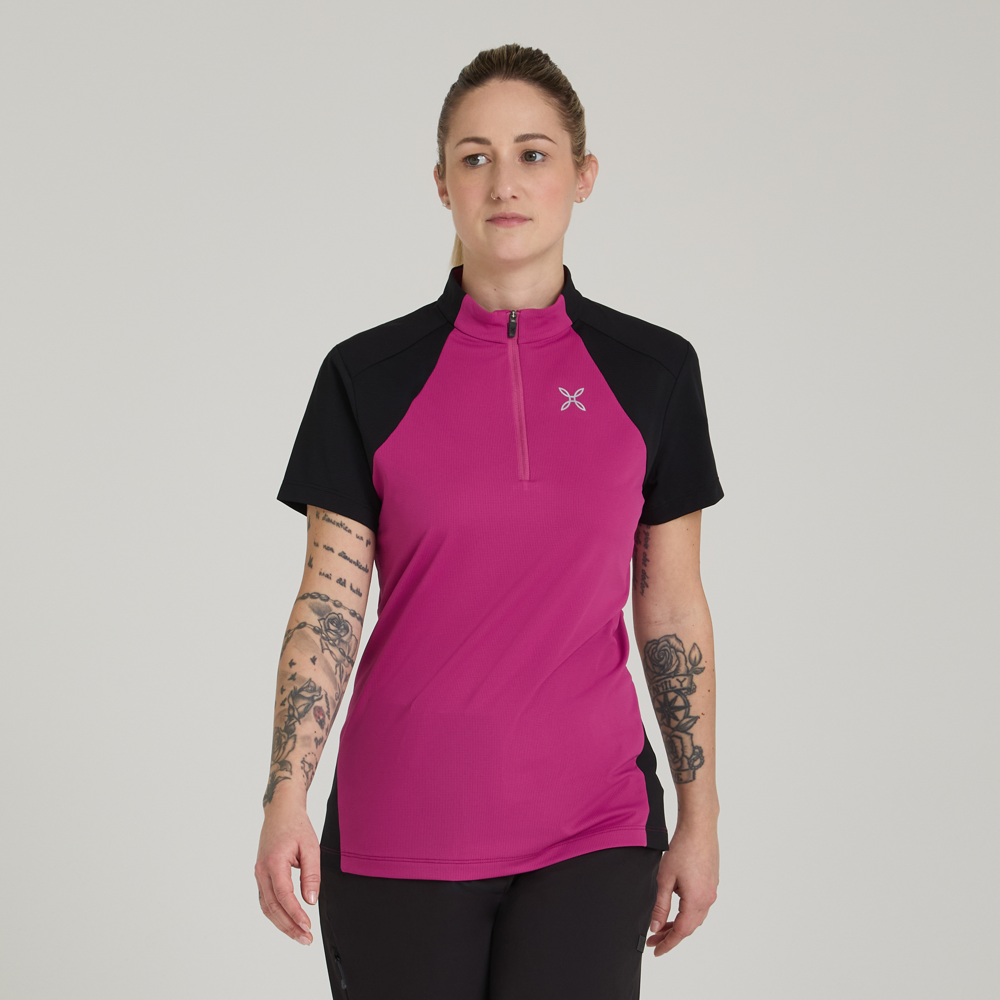 montura-hade-zip-t-shirt-donna-t-shirt-tecnica-con-zip image 1