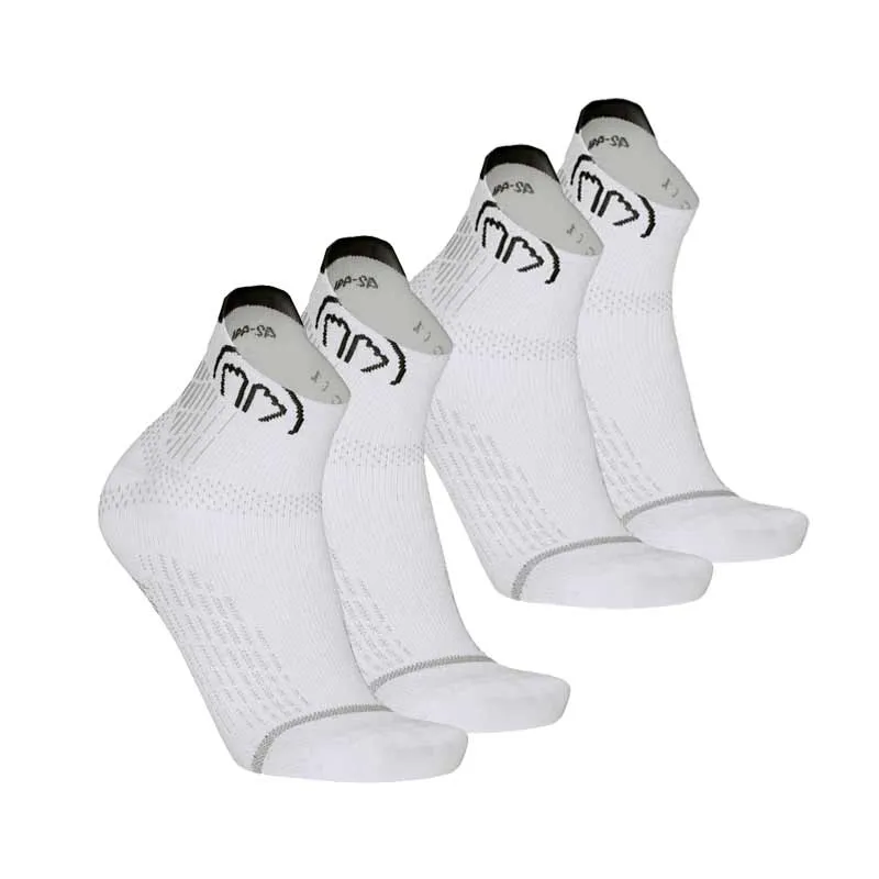 sidas-run-anatomic-ankle-calzini-running-caviglia-bianchi-set-2-paia image 1