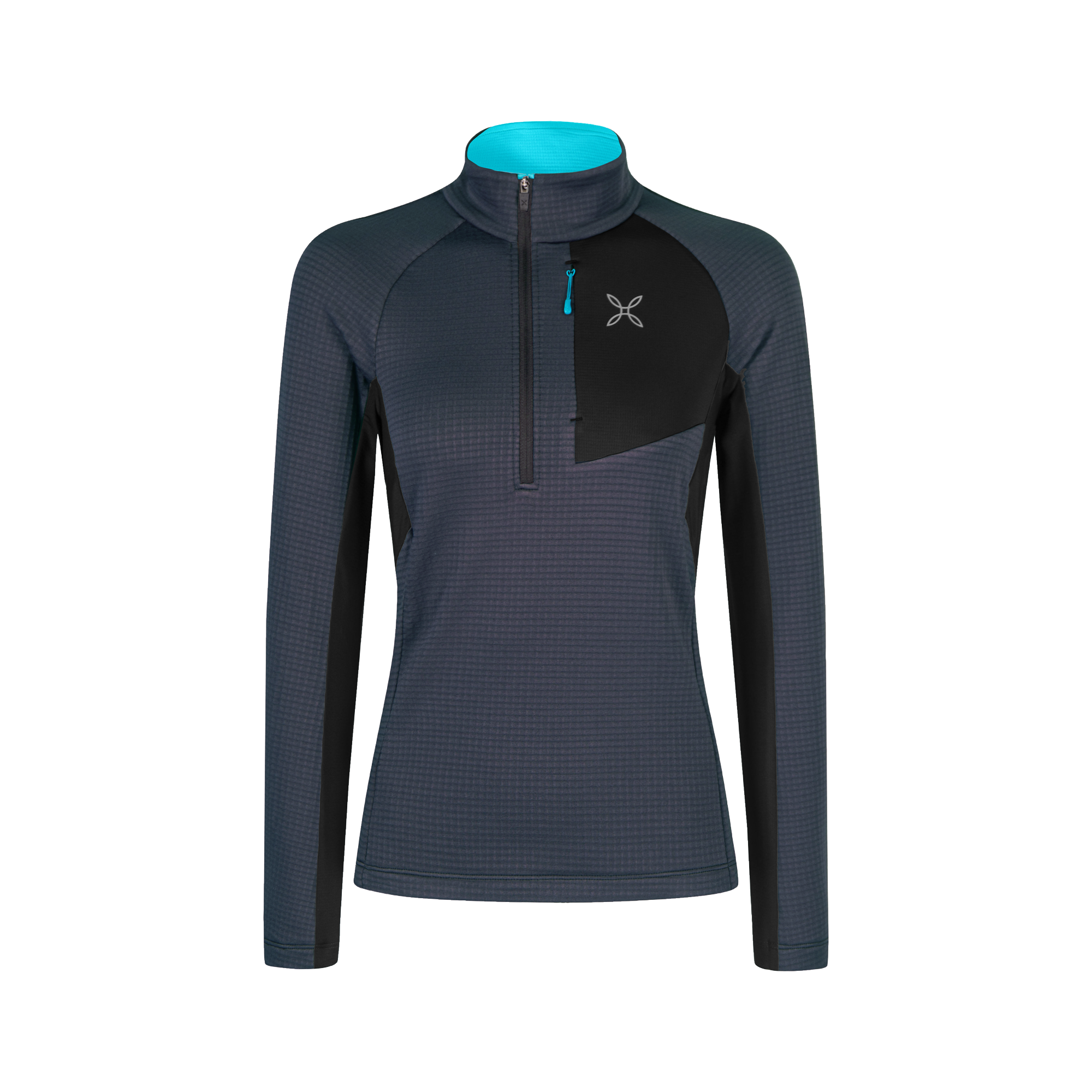 montura-stretch-color-3-zip-maglia-donna-in-polartec-power-grid image 7